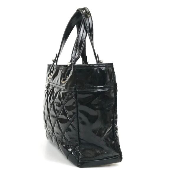 Authentic Chanel Matelasse Coco Mark Handbag Black - Picture 4 of 12